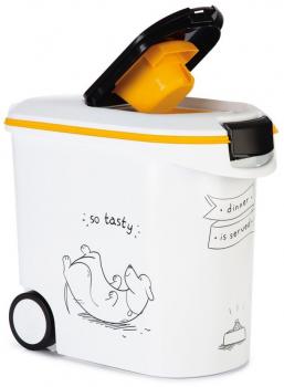 Preview: Curver Futtercontainer - 35 Liter - weiß/schwarz